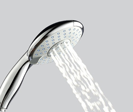 Душевая лейка Wasserkraft A003, 5-функциональная, хром