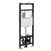Инсталляция для унитаза Wasserkraft Alme 15TLT.010.ME.BN03, механическая клавиша никель