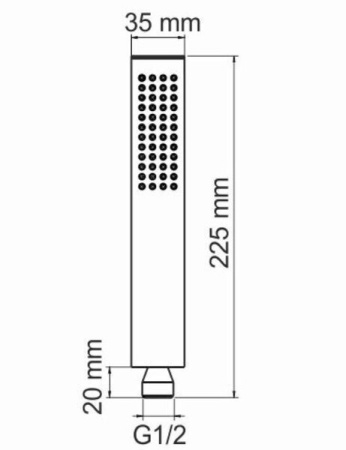 Душевой комплект Wasserkraft, черный, A66209