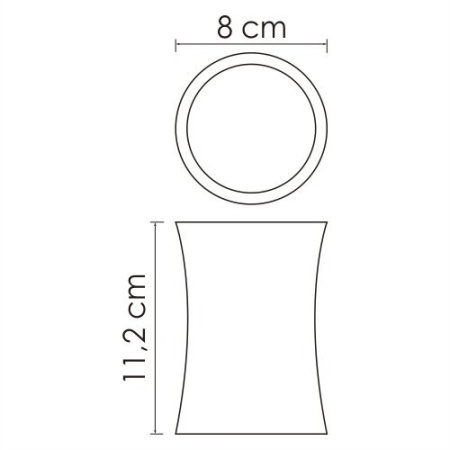 Стакан для зубных щеток Wasserkraft Salm, K-7628