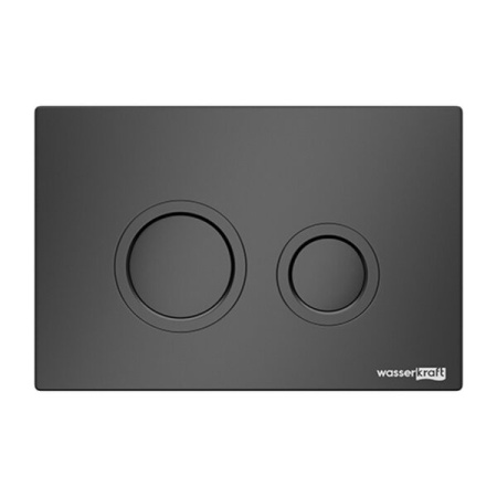 Инсталляция для унитаза Wasserkraft Alme 15TLT.010.ME.MB01, механическая клавиша черная матовая