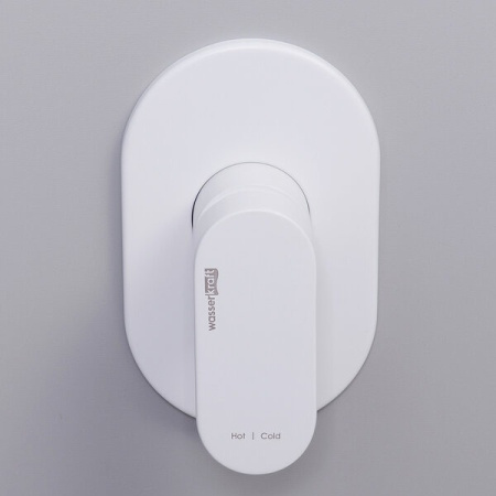 Смеситель для раковины Wasserkraft Mindel 8500 A85593, цвет белый Soft-touch