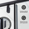Душевой уголок Wasserkraft 74P18, прямоугольный, 90х100 см