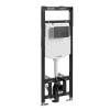 Инсталляция для унитаза Wasserkraft Alme 15TLT.010.ME.MB02, механическая клавиша черная матовая