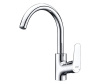 Смеситель Wasserkraft 4507 для кухни, хром
