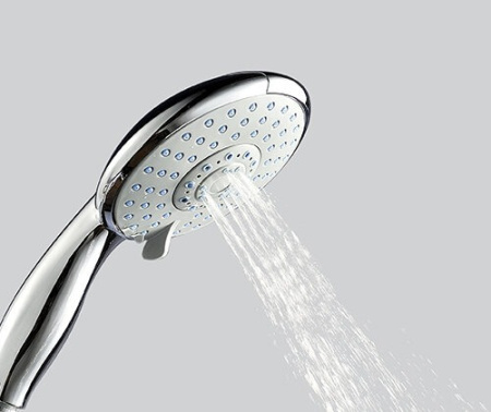 Душевая лейка Wasserkraft A003, 5-функциональная, хром