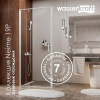 Душевой уголок Wasserkraft 19P03, квадратный, 90 х 90 см