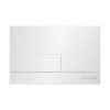 Инсталляция для унитаза Wasserkraft Glan 66TLT.010.ME.WH.WH04, декоративная стеклянная панель белая, механическая кнопка смыва белая