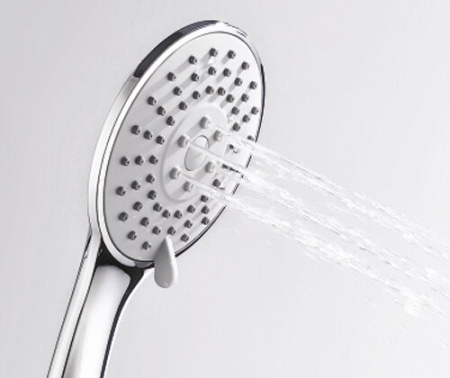 Душевая лейка Wasserkraft A002, 3 режима, хром, 8.5 см