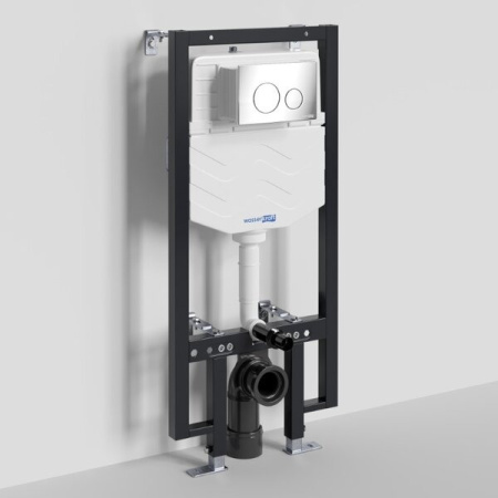 Инсталляция для унитаза Wasserkraft Vils 56TLT.010.ME.CH02, механическая клавиша хром